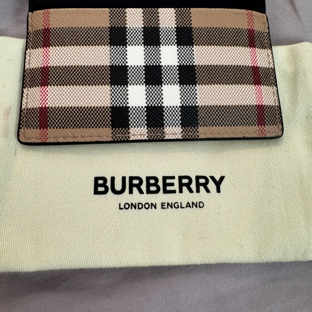 Burberry Checkered Wallet